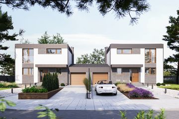  Projekt domu Topaz Nano Duo (1863) (KRD3003) - projekt domu z pełnym piętrem - Zdjęcie 2