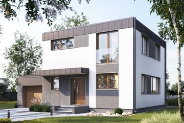  Projekt domu Topaz Nano (1862) (KRD2999) - projekt domu z pełnym piętrem - Zdjęcie 1