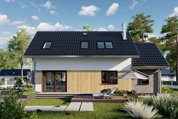  Projekt domu Dino Alter (1856) (KRD3000) - projekt domu parterowego z poddaszem - Zdjęcie 4