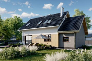  Projekt domu Dino Alter (1856) (KRD3000) - projekt domu parterowego z poddaszem - Zdjęcie 5