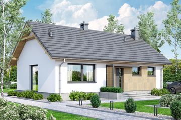  Projekt domu Mirabelka 3 (WOF1208) - projekt domu parterowego - Zdjęcie 1