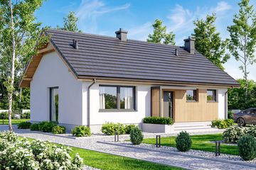  Projekt domu Mirabelka 3 (WOF1208) - projekt domu parterowego - Zdjęcie 1