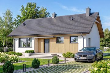 Projekt domu Mirabelka 3 (WOF1208) - projekt domu parterowego - Zdjęcie 2