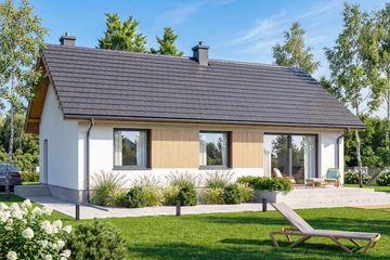  Projekt domu Mirabelka 3 (WOF1208) - projekt domu parterowego - Zdjęcie 4