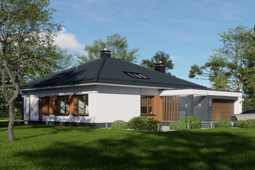  Projekt domu Domidea 7 (WAC1118) - projekt domu parterowego - Zdjęcie 2
