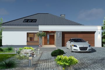  Projekt domu Domidea 7 (WAC1118) - projekt domu parterowego - Zdjęcie 2