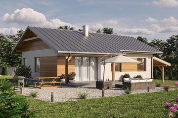  Projekt domu L-312 (SLU1032) - projekt domu parterowego - Zdjęcie 2