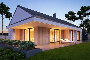  Projekt domu Nori 2 (BSE1233) - projekt domu parterowego - Zdjęcie 2