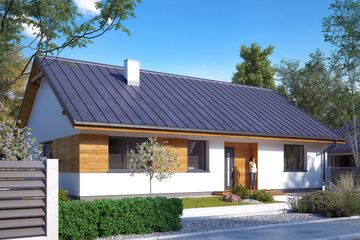  Projekt domu Gwiazdka 3 (BSA2351) - projekt domu parterowego - Zdjęcie 1