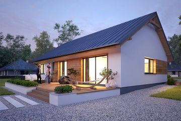  Projekt domu Gwiazdka 3 (BSA2351) - projekt domu parterowego - Zdjęcie 2