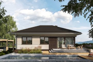  Projekt domu Felek (1748) (KRD3007) - projekt domu parterowego - Zdjęcie 3