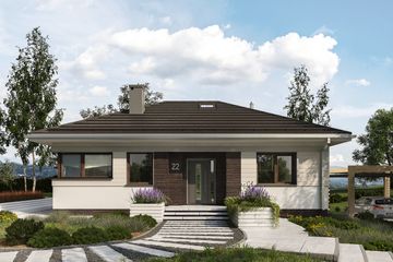  Projekt domu Felek (1748) (KRD3007) - projekt domu parterowego - Zdjęcie 6