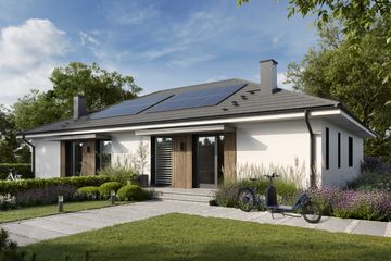  Projekt domu Eco 46 - dwulokalowy (WOZ1060) - projekt domu parterowego - Zdjęcie 1