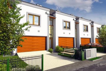  Projekt domu Imbir - bliźniak LP (WRD3103) - projekt domu z pełnym piętrem i poddaszem - Zdjęcie 3