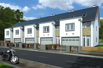  Projekt domu Imbir - bliźniak LP (WRD3103) - projekt domu z pełnym piętrem i poddaszem - Zdjęcie 4