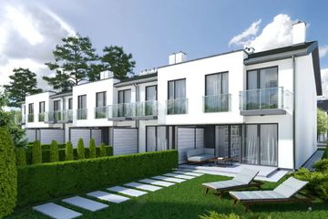  Projekt domu Kordian - bliźniak (WRD3107) - projekt domu z pełnym piętrem i poddaszem - Zdjęcie 1