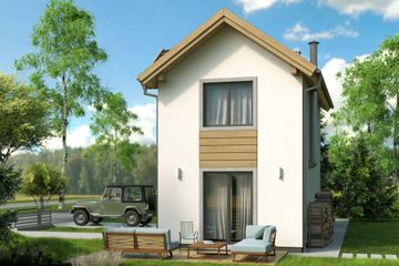  Projekt domu Mikrus 2 - bliźniak (WRD3128) - projekt domu z pełnym piętrem - Zdjęcie 2