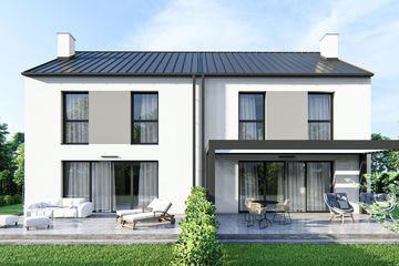  Projekt domu Milan 3 - bliźniak PLP (WRD3140) - projekt domu z pełnym piętrem - Zdjęcie 3