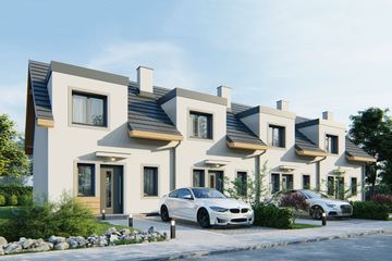  Projekt domu Morski 4 - bliźniak LLL (WRD3123) - projekt domu parterowego z poddaszem - Zdjęcie 3