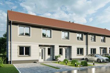  Projekt domu Norbert 2 - bliźniak LLL (WRD3122) - projekt domu z pełnym piętrem - Zdjęcie 3