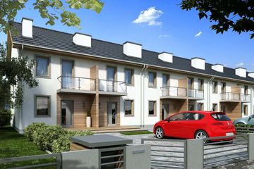  Projekt domu Poezja 2A - bliźniak LLL (WRD3132) - projekt domu z pełnym piętrem - Zdjęcie 1