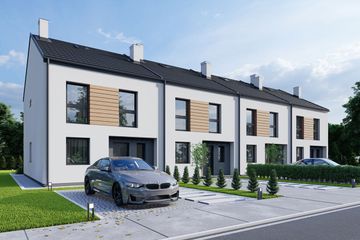  Projekt domu Lidia - bliźniak LLL (WRD3110) - projekt domu z pełnym piętrem - Zdjęcie 4