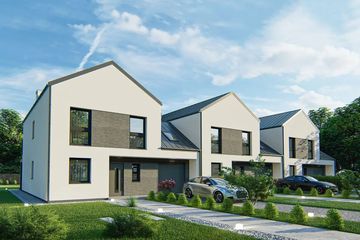  Projekt domu Malena - bliźniak LLL (WRD3111) - projekt domu z pełnym piętrem - Zdjęcie 3