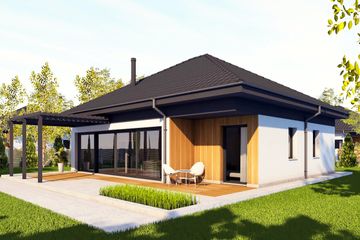  Projekt domu Mini 20 PLUS (wersja A) energo plus (WRC2821) - projekt domu parterowego - Zdjęcie 9