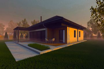  Projekt domu Mini 20 PLUS (wersja A) energo plus (WRC2821) - projekt domu parterowego - Zdjęcie 6