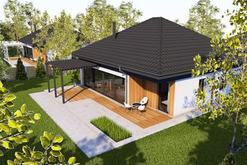  Projekt domu Mini 20 PLUS (wersja A) energo plus (WRC2821) - projekt domu parterowego - Zdjęcie 5
