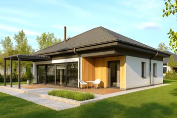  Projekt domu Mini 20 PLUS (wersja A) energo plus (WRC2821) - projekt domu parterowego - Zdjęcie 1