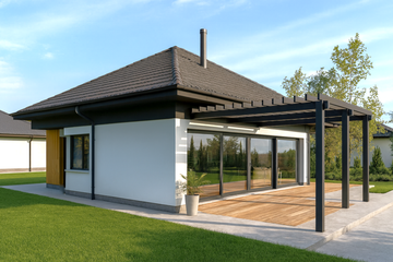  Projekt domu Mini 20 PLUS (wersja A) energo plus (WRC2821) - projekt domu parterowego - Zdjęcie 2