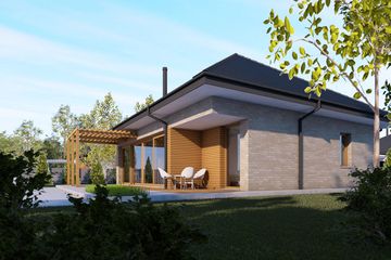  Projekt domu Mini 20 PLUS (wersja B) energo plus (WRC2822) - projekt domu parterowego z poddaszem - Zdjęcie 3