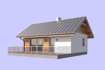  Projekt domu L-314 (SLU1033) - projekt domu parterowego - Zdjęcie 3