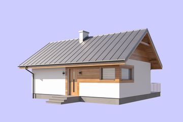  Projekt domu L-314 (SLU1033) - projekt domu parterowego - Zdjęcie 4