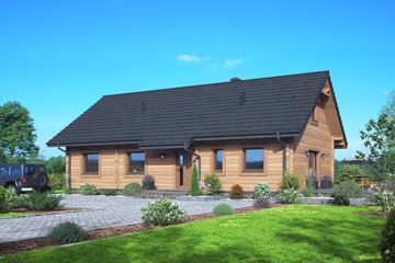  Projekt domu Almanów 3 dw pc (KRP2717) - projekt domu parterowego - Zdjęcie 1