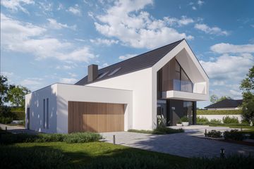  Projekt domu NewHouse 759 (KRZ1070) - projekt domu parterowego z poddaszem - Zdjęcie 4