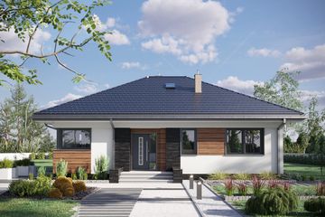  Projekt domu Lena Beta (1860) (KRD3004) - projekt domu parterowego - Zdjęcie 2