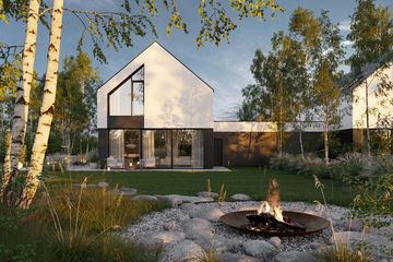  Projekt domu HomeKoncept 101 G1 B (KRX1230) - projekt domu parterowego z poddaszem - Zdjęcie 9