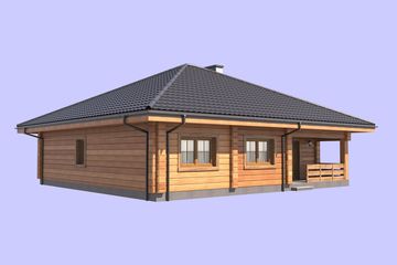  Projekt domu L-315 (SLU1034) - projekt domu parterowego - Zdjęcie 4