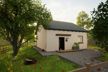  Projekt domu eko Typowy 74 (KKE1067) - projekt domu parterowego - Zdjęcie 6