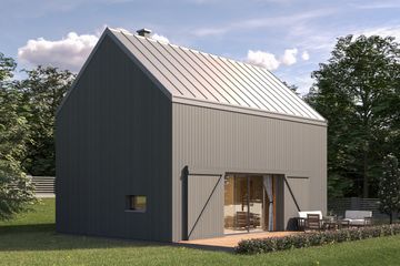  Projekt domu L-316 (SLU1035) - projekt domu parterowego z poddaszem - Zdjęcie 1