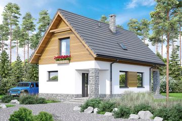  Projekt domu Carino (WOF1210) - projekt domu parterowego z poddaszem - Zdjęcie 5