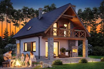  Projekt domu Carino (WOF1210) - projekt domu parterowego z poddaszem - Zdjęcie 8