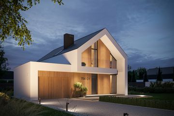  Projekt domu NewHouse 754 G1 (KRZ1071) - projekt domu parterowego z poddaszem - Zdjęcie 4