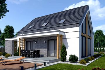  Projekt domu Wels (SLN2815) - projekt domu parterowego z poddaszem - Zdjęcie 1