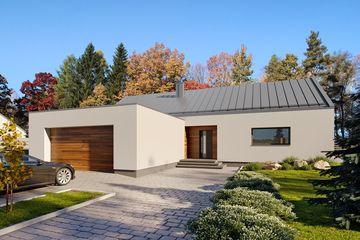  Projekt domu Piko 2 (BSE1236) - projekt domu parterowego - Zdjęcie 1