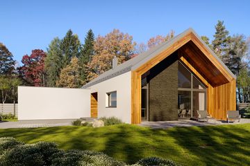  Projekt domu Piko 2 (BSE1236) - projekt domu parterowego - Zdjęcie 2