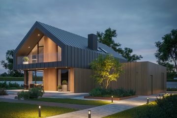  Projekt domu NewHouse 759 w1 (KRZ1072) - projekt domu parterowego z poddaszem - Zdjęcie 1