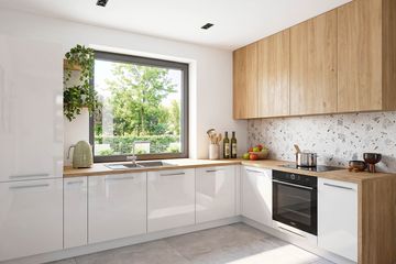 Projekt domu Melon 2 - parterowy z poddaszem dom o powierzchni 78,26 m², dach dwuspadowy - ujęcie 6